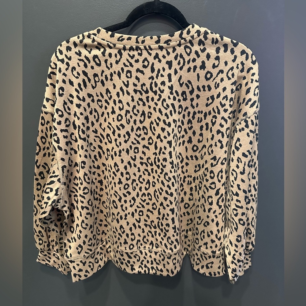 SSYS The Label | Tan and Black Animal Print Sweatshirt | Medium - Picture 6 of 7